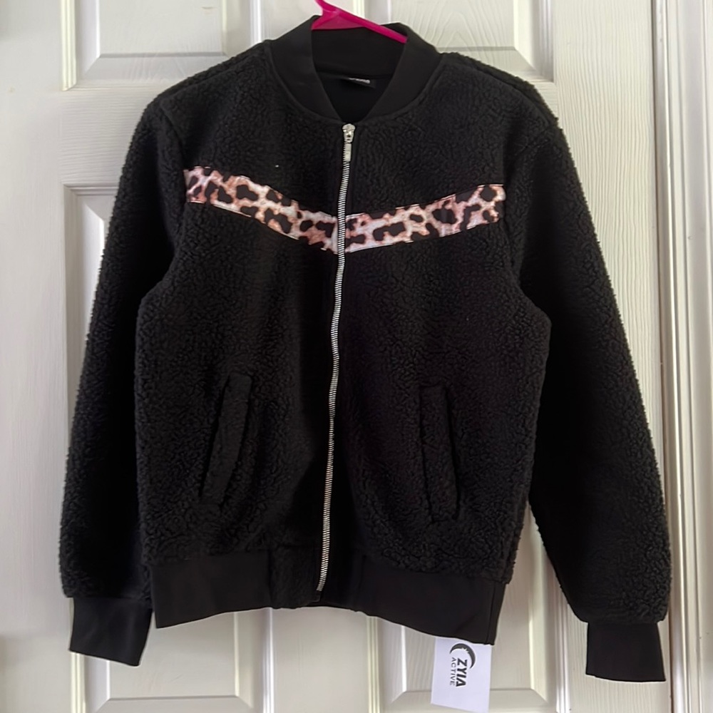 Black fleece jacket Zyia